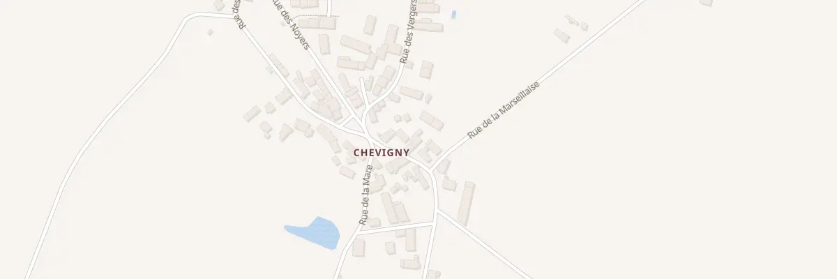 Plan du 18 Chevigny à Étais-la-Sauvin