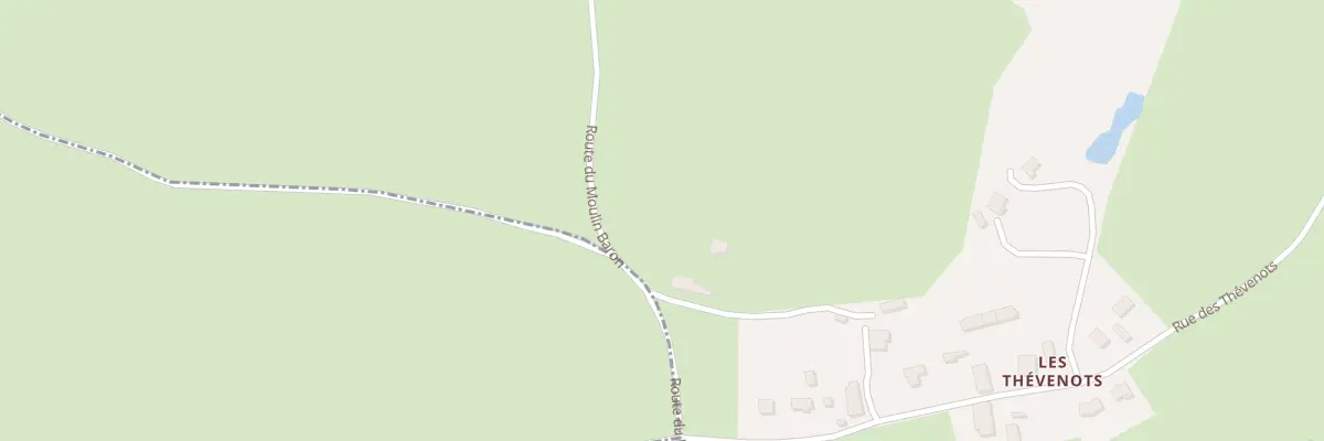 Plan du 5138 Les Thevenots à Chemilly