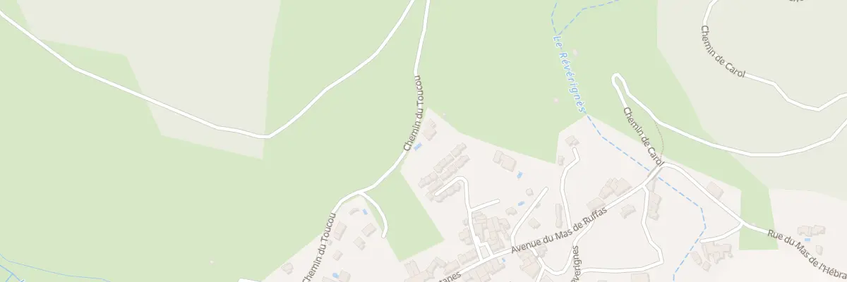 Plan du 8 Che de Toucou à Octon