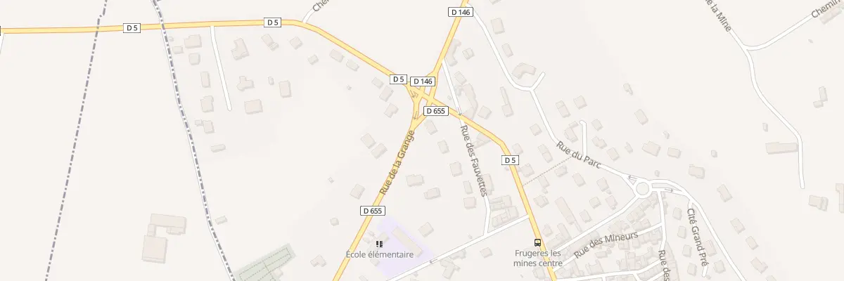 Plan du 17 Rue de la République à Frugerès-les-Mines
