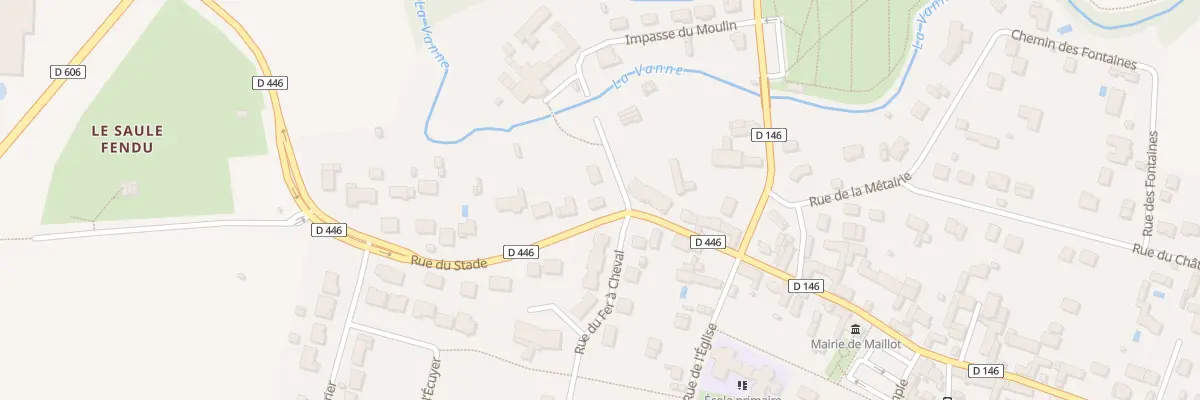 Plan du 1 Imp de la Vanne à Maillot