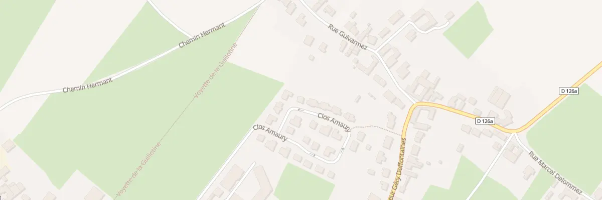 Plan du 36 Clos Amaury à Landas