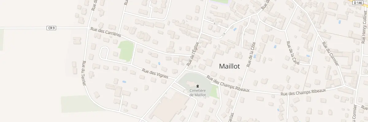 Plan du 34 Rue de l’Église à Maillot