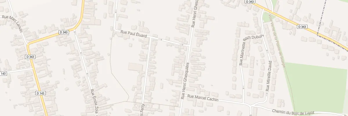 Plan du 49 Rue Ghesquiere à Fenain