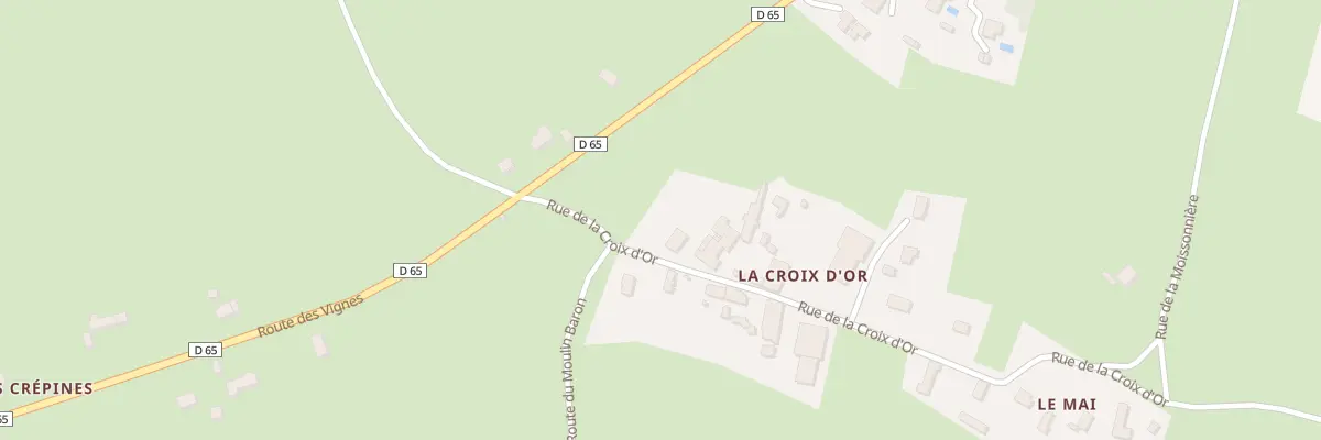 Plan du 118 Rue de la Croix d’Or à Chemilly