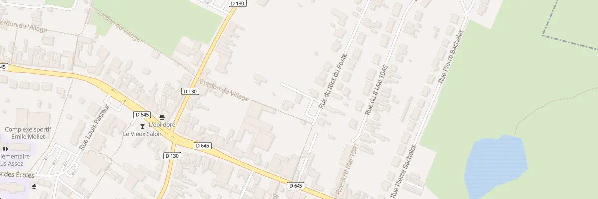 Plan du 22 Rue du Riot du Poste à Abscon