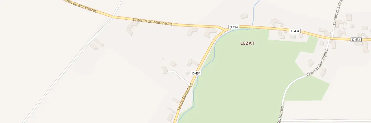 Plan du 9 Rte Saint Geat à Bas-et-Lezat