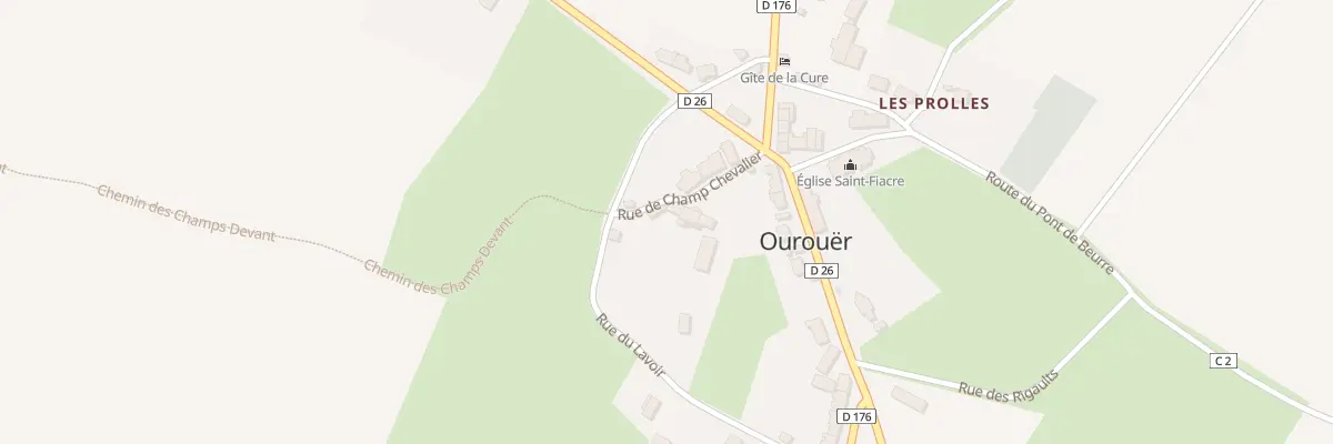 Plan du 59 Rue de Champ Chevalier à Vaux d’Amognes