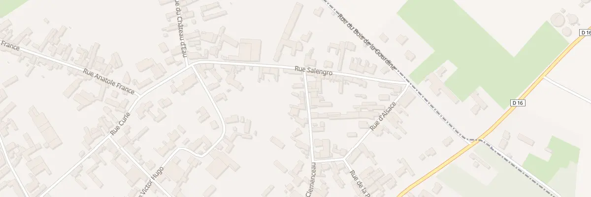 Plan du 67 Rue Clémenceau à Villers-Outréaux
