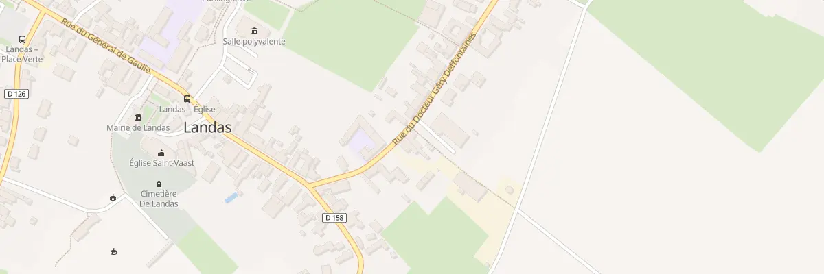 Plan du 124 Rue du Dr Gery Deffontaines à Landas