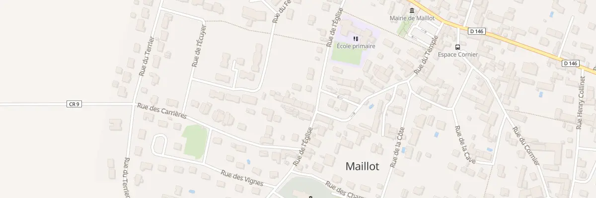 Plan du 18 Rue de l’Église à Maillot