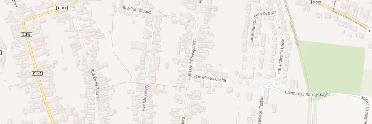 Plan du 41 Rue Ghesquiere à Fenain