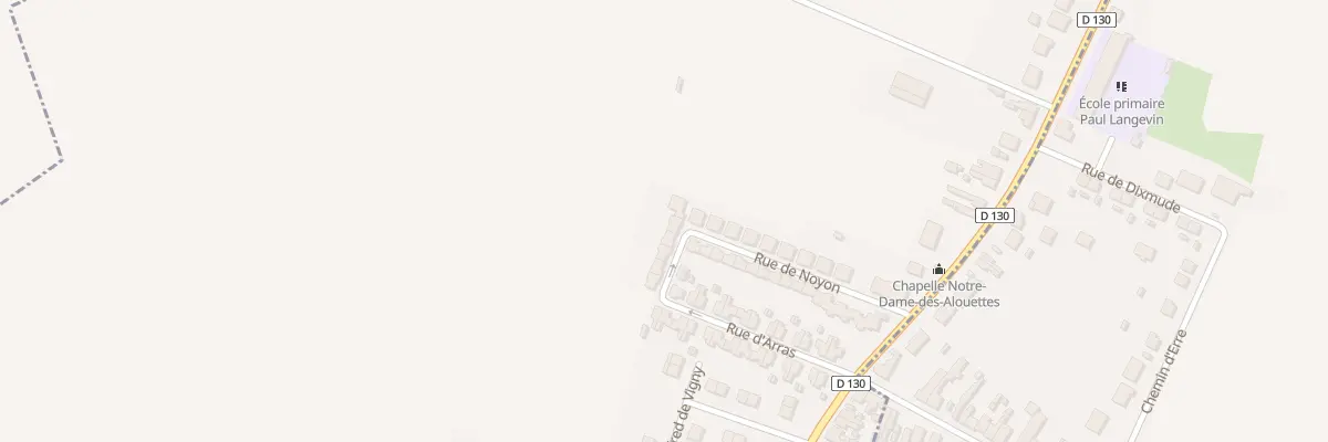 Plan du 9 Rue de Bapaume à Abscon