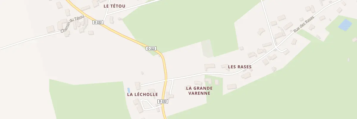 Plan du 1B Rue des Rases à Saint-Pont