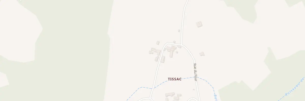 Plan du 5076 Tissac à Saint-Géron
