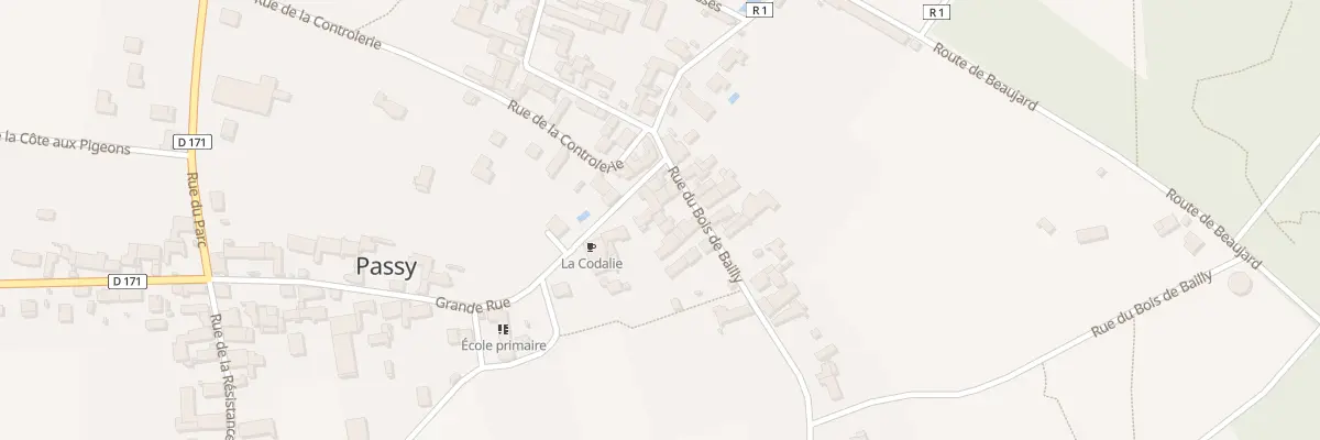 Plan du 8 Rue du Bois de Bailly à Passy