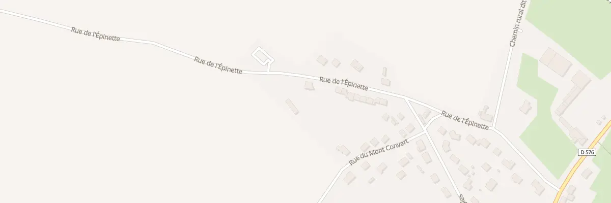 Plan du 17 Rue de l’Epinette à Urvillers