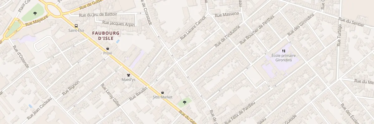 Plan du 55 Rue de Cronstadt à Saint-Quentin
