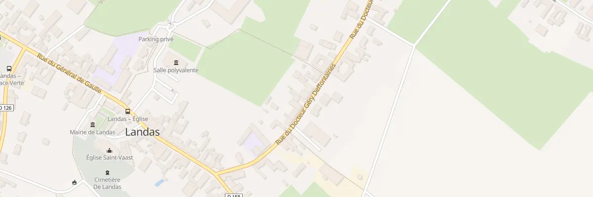 Plan du 179 Rue du Dr Gery Deffontaines à Landas