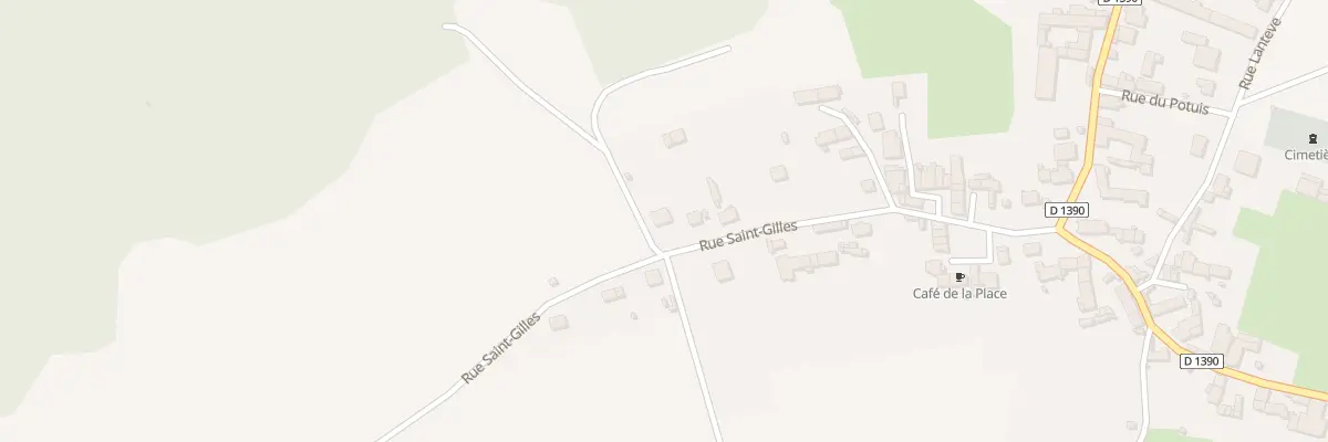 Plan du 9 Rue Saint-gilles à Bouresches