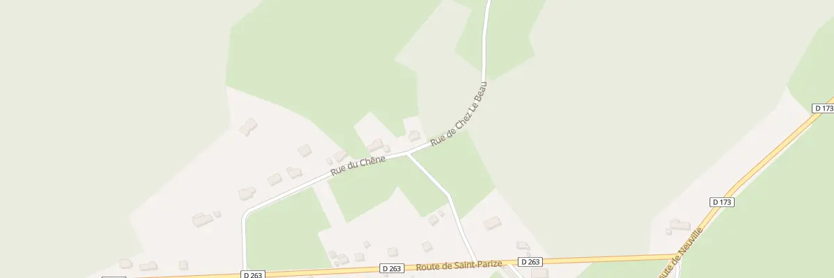 Plan du 2 Rue chez le Beau à Fleury-sur-Loire