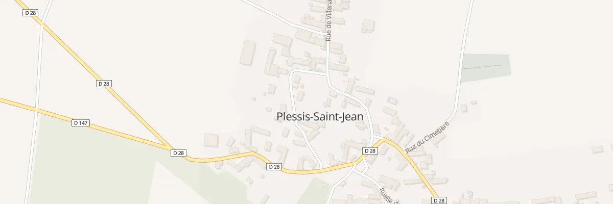 Plan du 8 Rue Cochin à Plessis-Saint-Jean