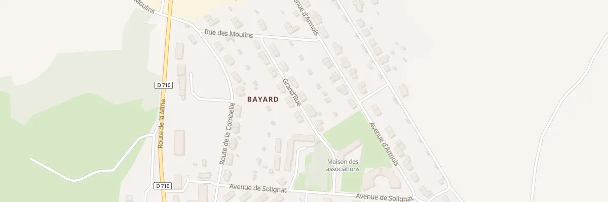 Plan du 43 Gr Grand’ Rue (Bayard) à Brassac-les-Mines