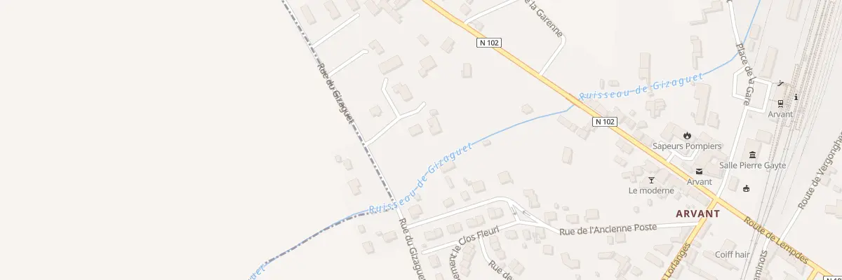 Plan du 4F Rue du Gizaguet à Bournoncle-Saint-Pierre