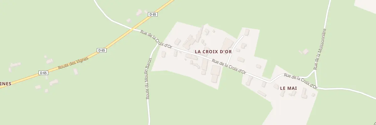 Plan du 147 Rue de la Croix d’Or à Chemilly