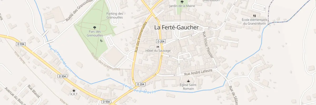 Plan du 25 Rue de Paris à La Ferté-Gaucher