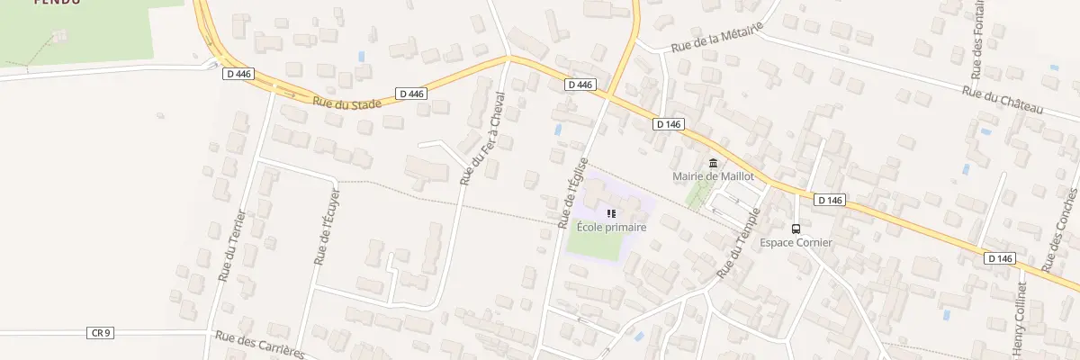 Plan du 8 Rue de l’Église à Maillot