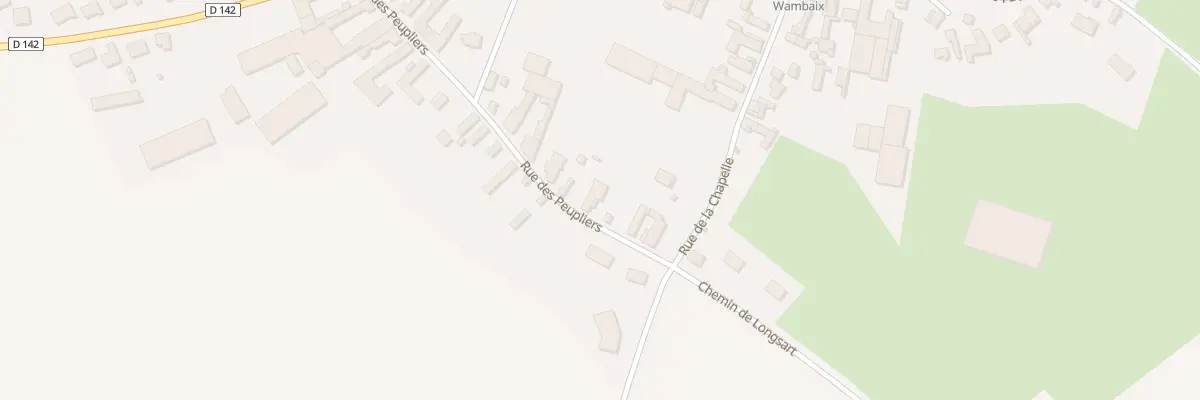 Plan du 6 Rue des Peupliers à Wambaix