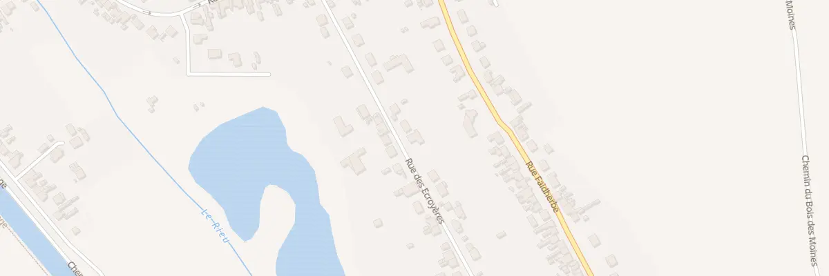 Plan du 88 Rue des Ecroyères à Tergnier