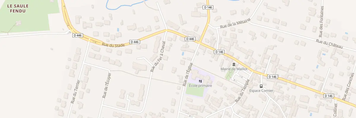 Plan du 4 Rue de l’Église à Maillot