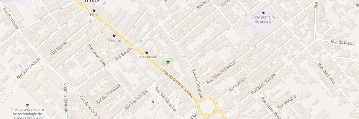 Plan du 82 Rue de Cronstadt à Saint-Quentin
