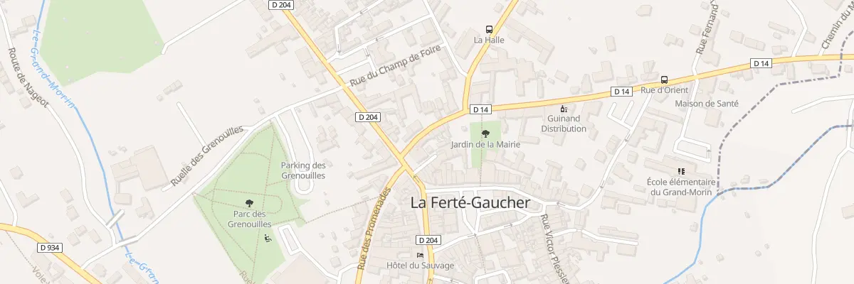 Plan du 8 Rue du Vingt Sept Aout à La Ferté-Gaucher
