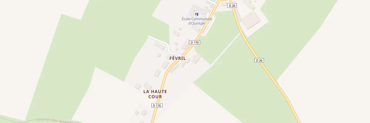 Plan du 40 Fevril à Vaux d’Amognes