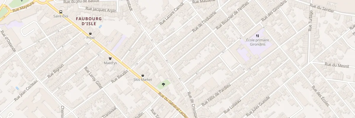 Plan du 3 Rue Boucher de Perthes à Saint-Quentin