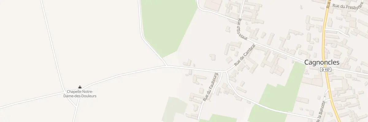 Plan du 20 Rue de Cambrai à Cagnoncles