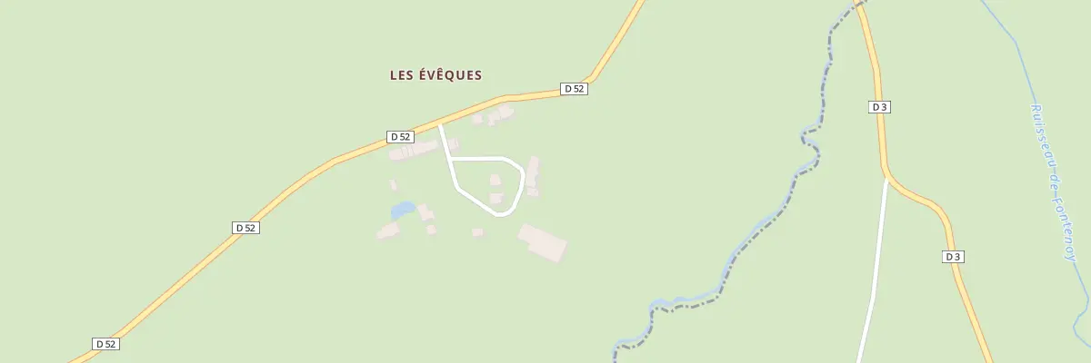 Plan du 133 Les Eveques à Fontaines
