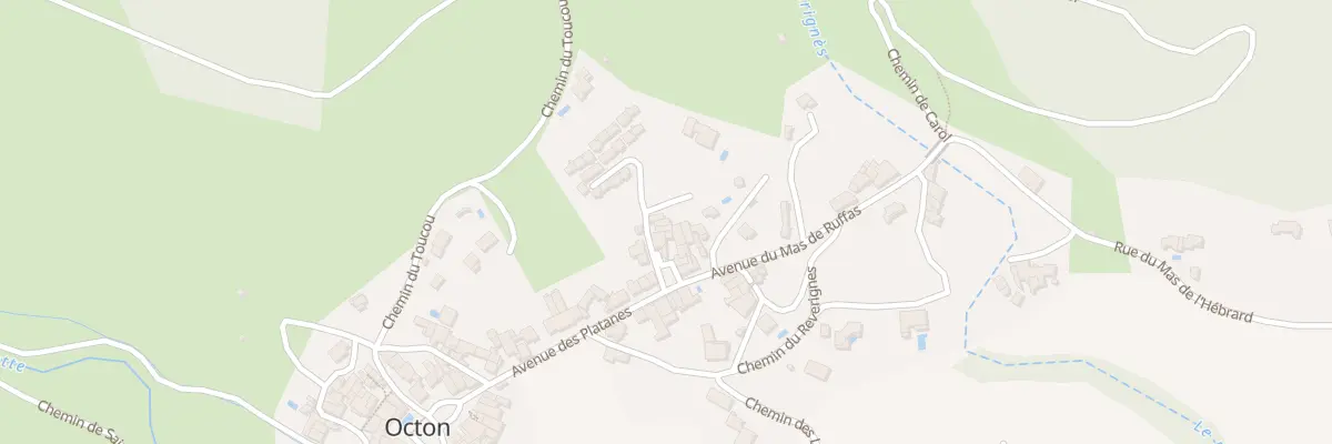 Plan du 4 Rue du Garajou à Octon