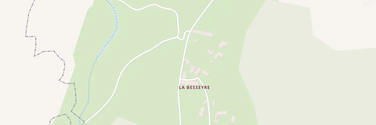 Plan du 5108 La Besseyre à Chastel
