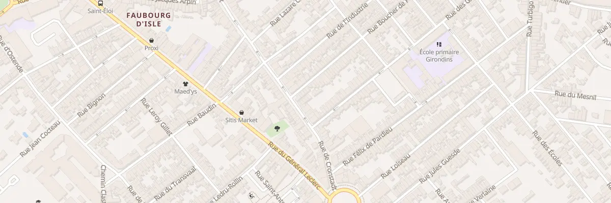 Plan du 69F Rue de Cronstadt à Saint-Quentin