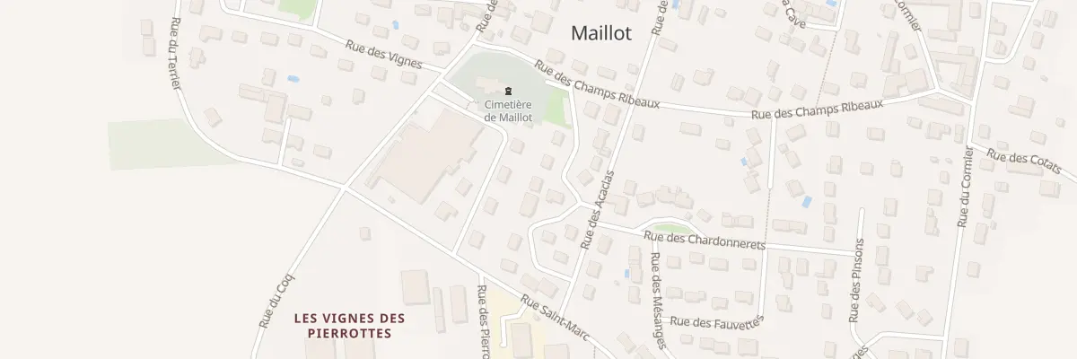 Plan du 6 Rue des Violettes à Maillot