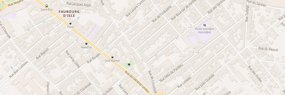 Plan du 6 Rue Boucher de Perthes à Saint-Quentin