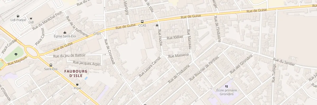 Plan du 37 Rue Lazare Carnot à Saint-Quentin