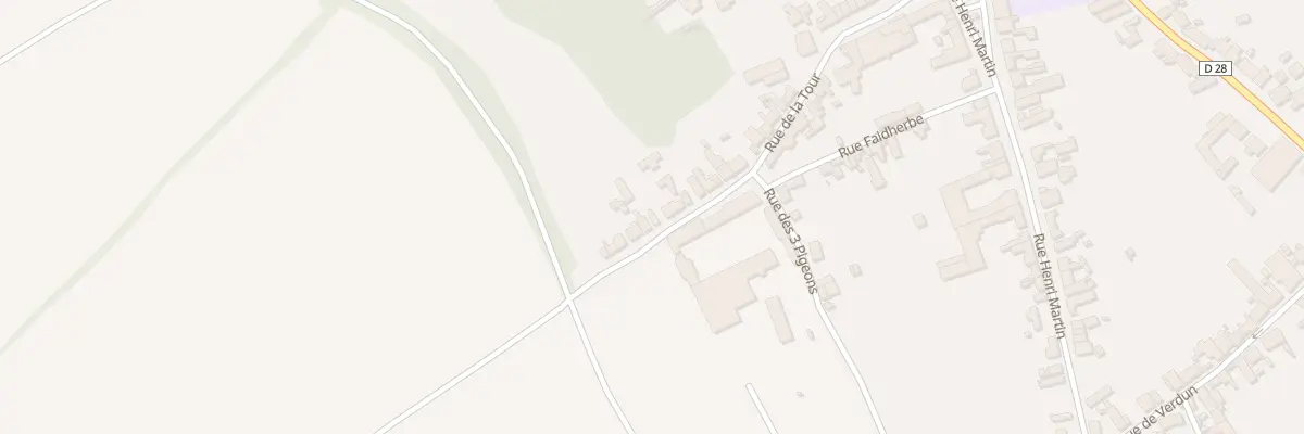 Plan du 44 Rue de la Tour à Beaurevoir