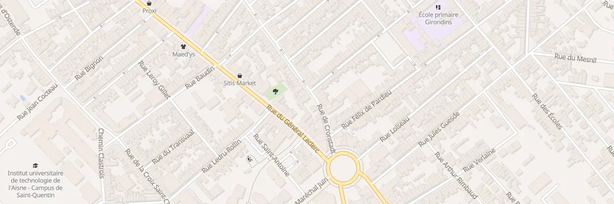 Plan du 88 Rue de Cronstadt à Saint-Quentin