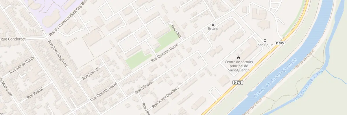 Plan du 156 Rue Quentin Barré à Saint-Quentin