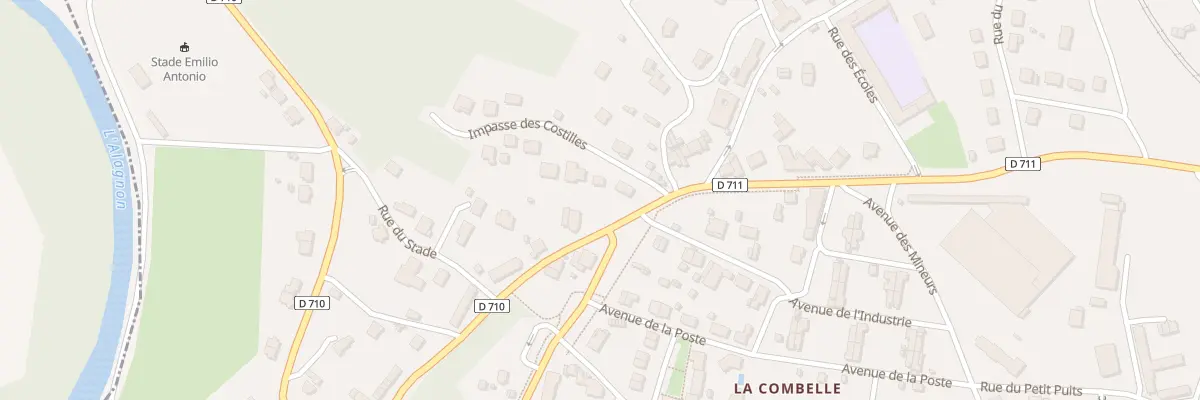 Plan du 3 Imp des Costilles (Combelle) à Auzat-la-Combelle